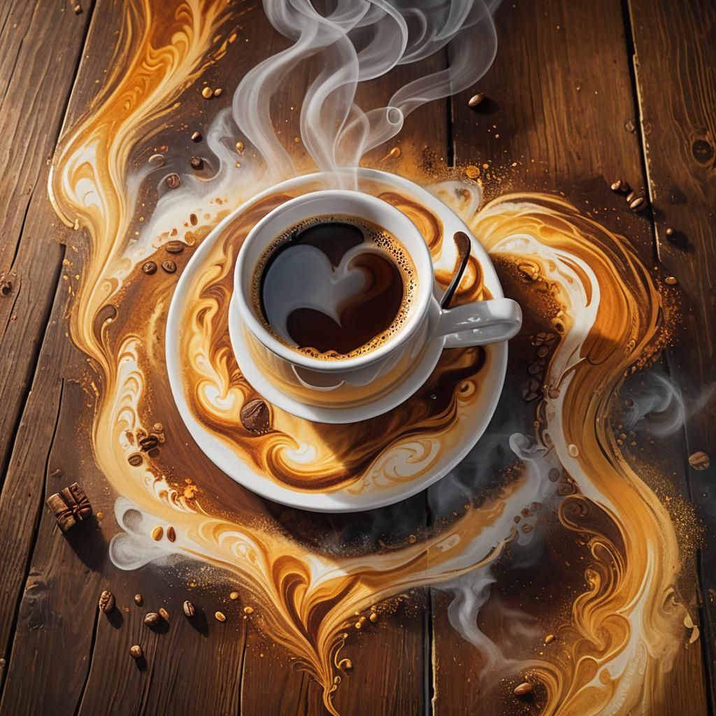 spilled heart  by @chrisx