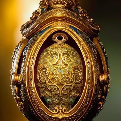 Golden Fabergé Egg