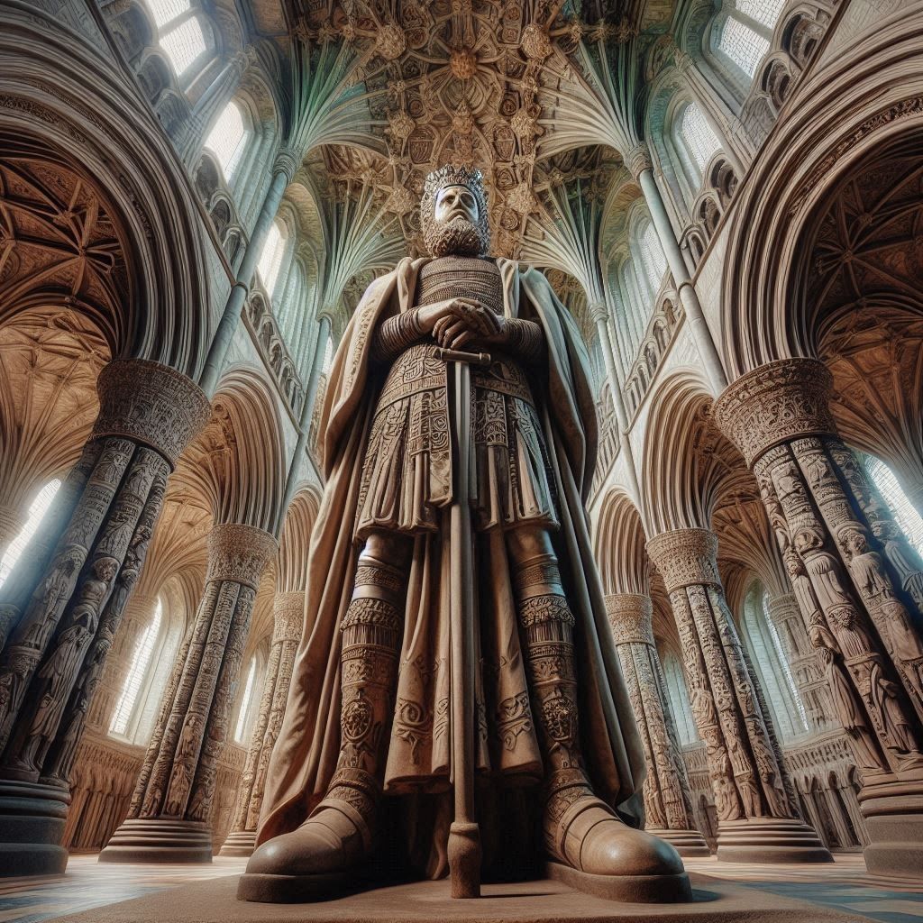 Knight statue