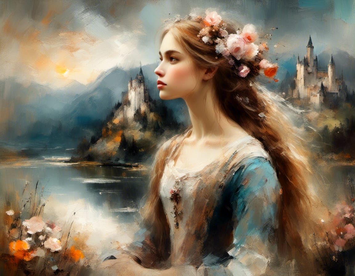 Young lady of the lake