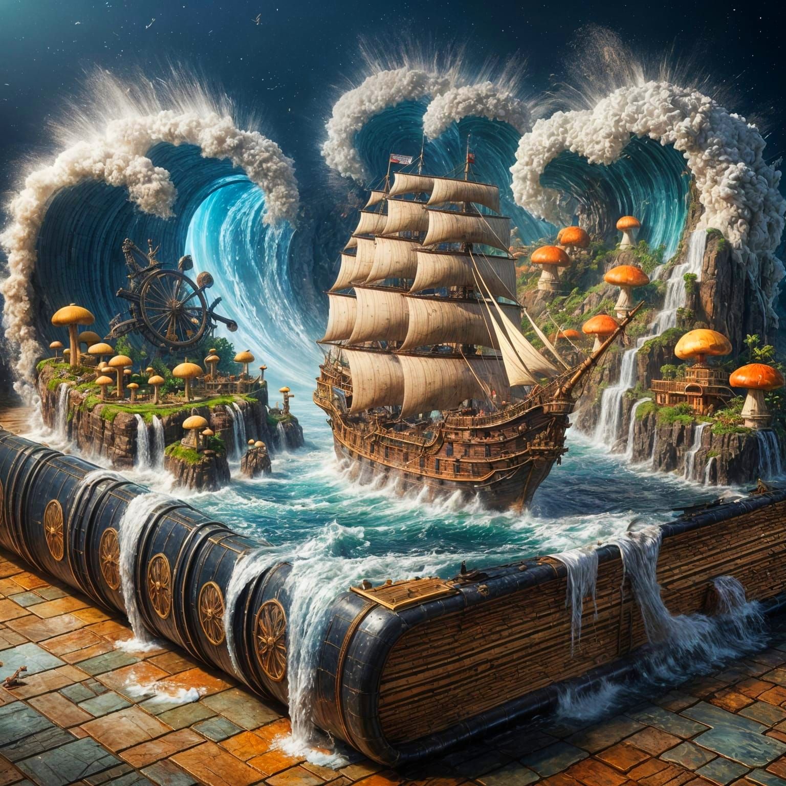 The Storytide  by @Lunarelle