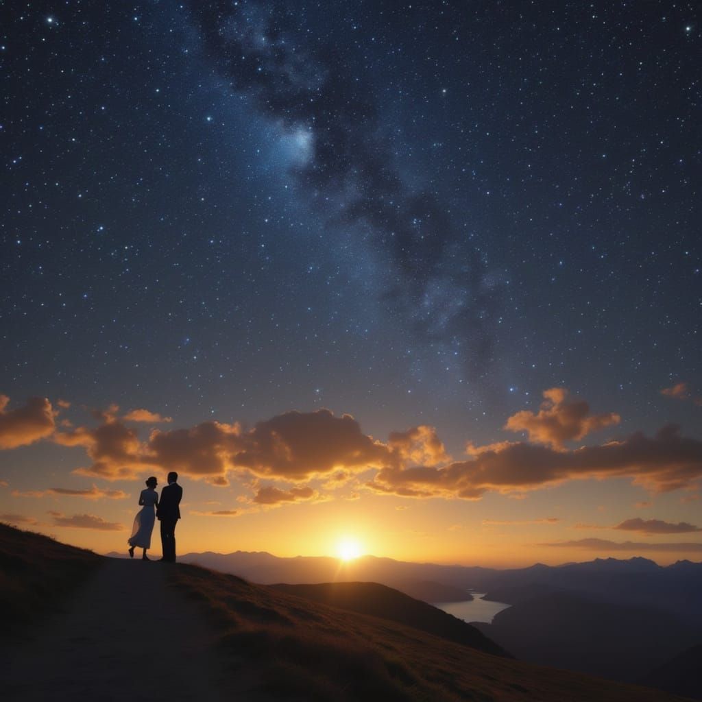 Days and nights are among the stars of bright light singing praises to the winds of change for beloved Pentora <lora:Pentora:1.0>