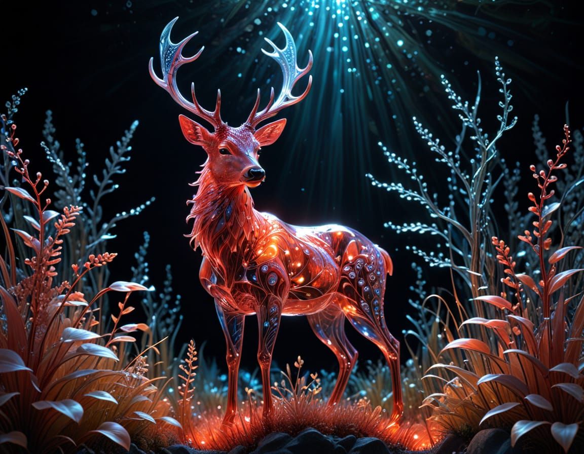 Mystical Deer  by @MelanieL