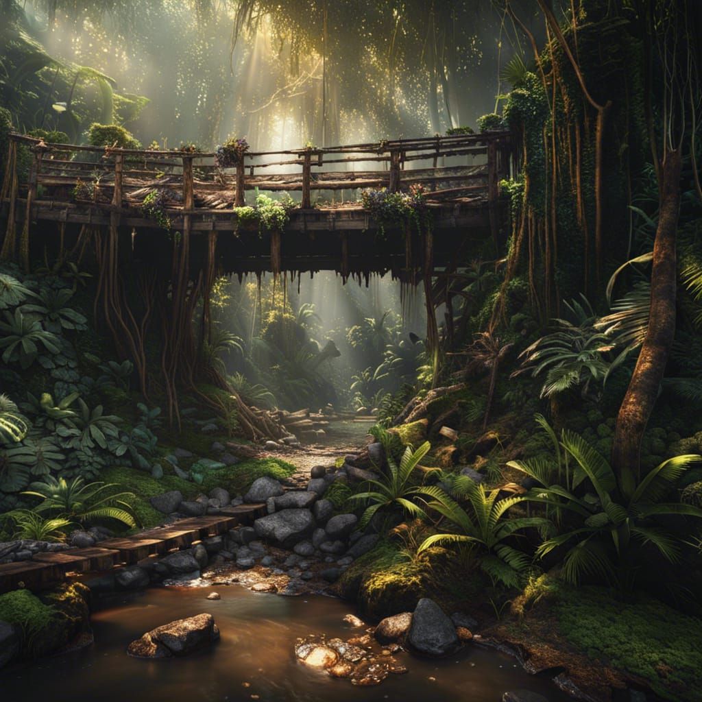 The Old Bridge  by @lizardly 