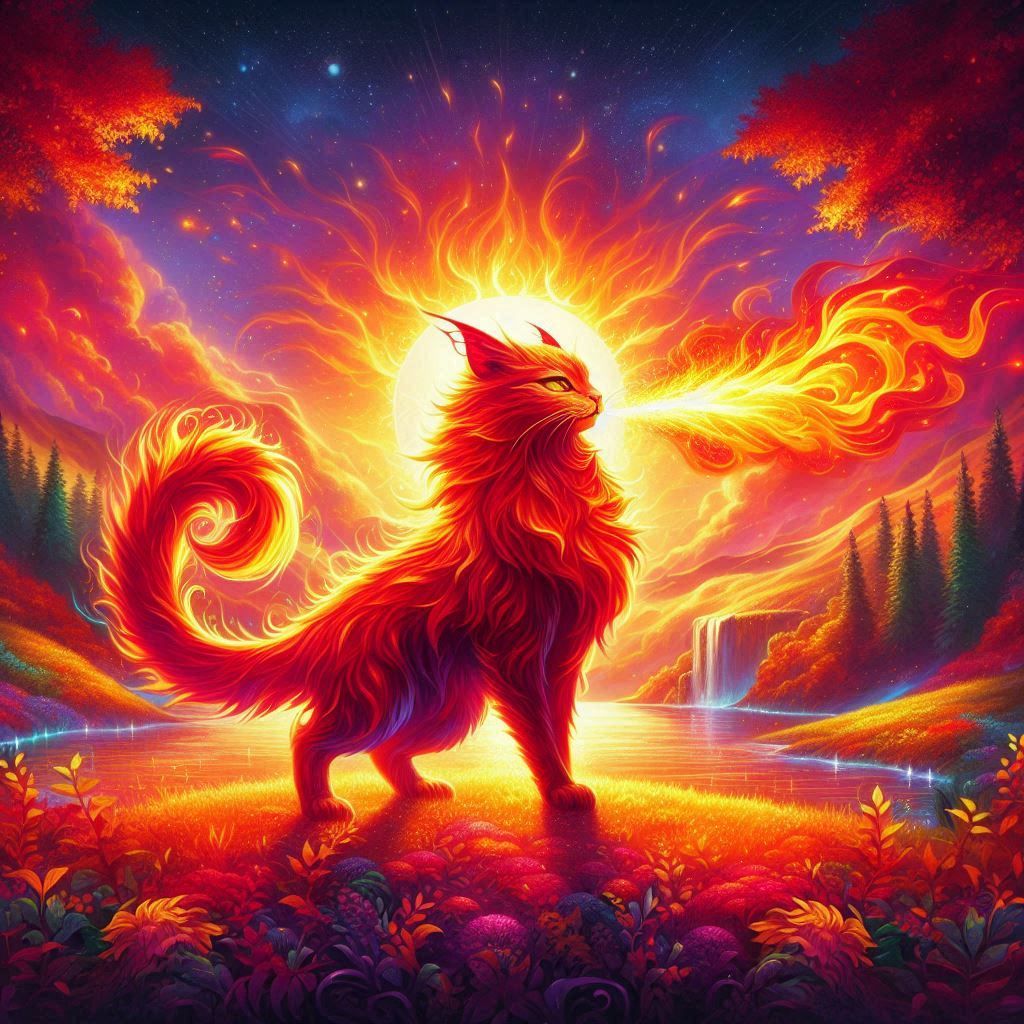 Fire cat