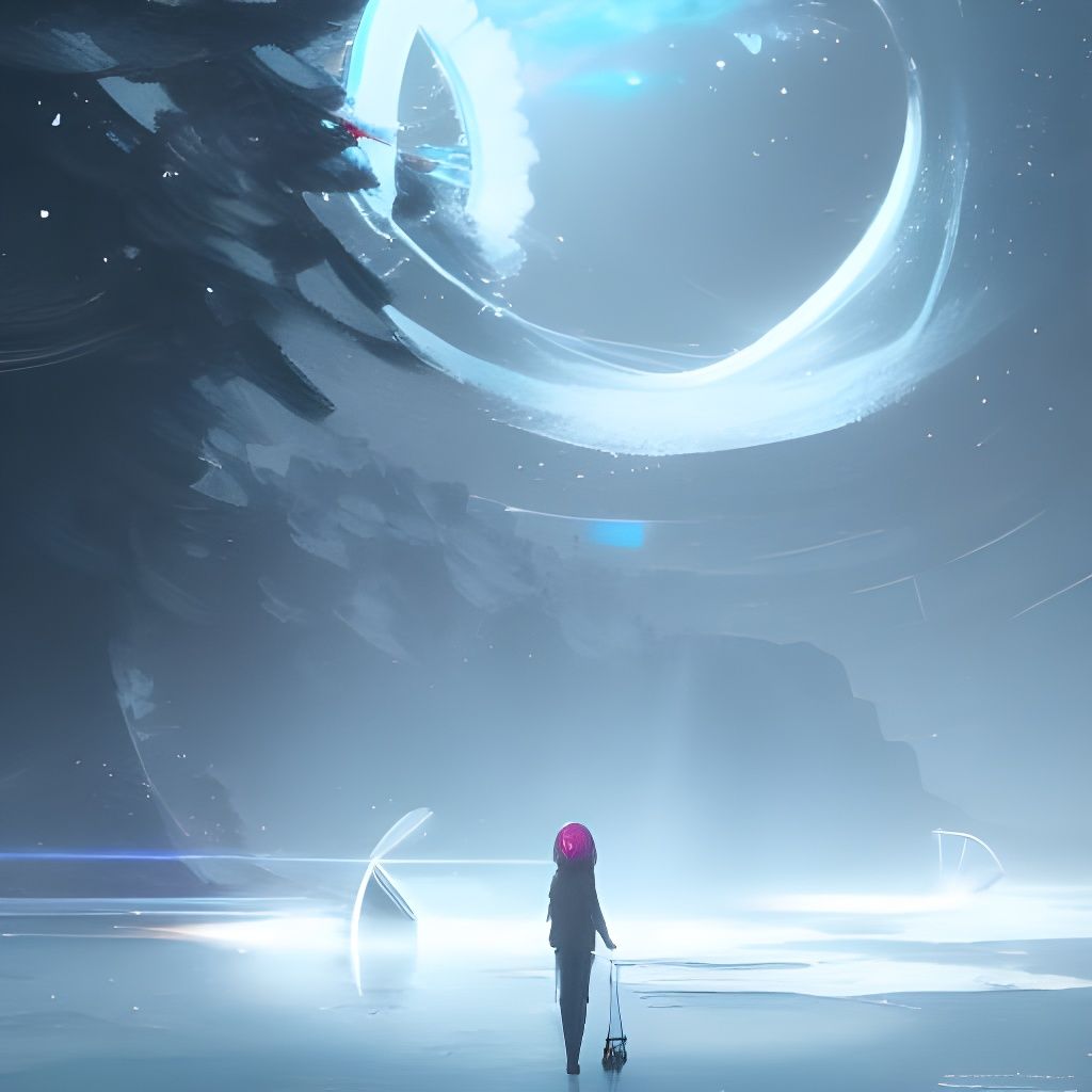 The portal opening up in the sky. - AI Generated Artwork - NightCafe Creator