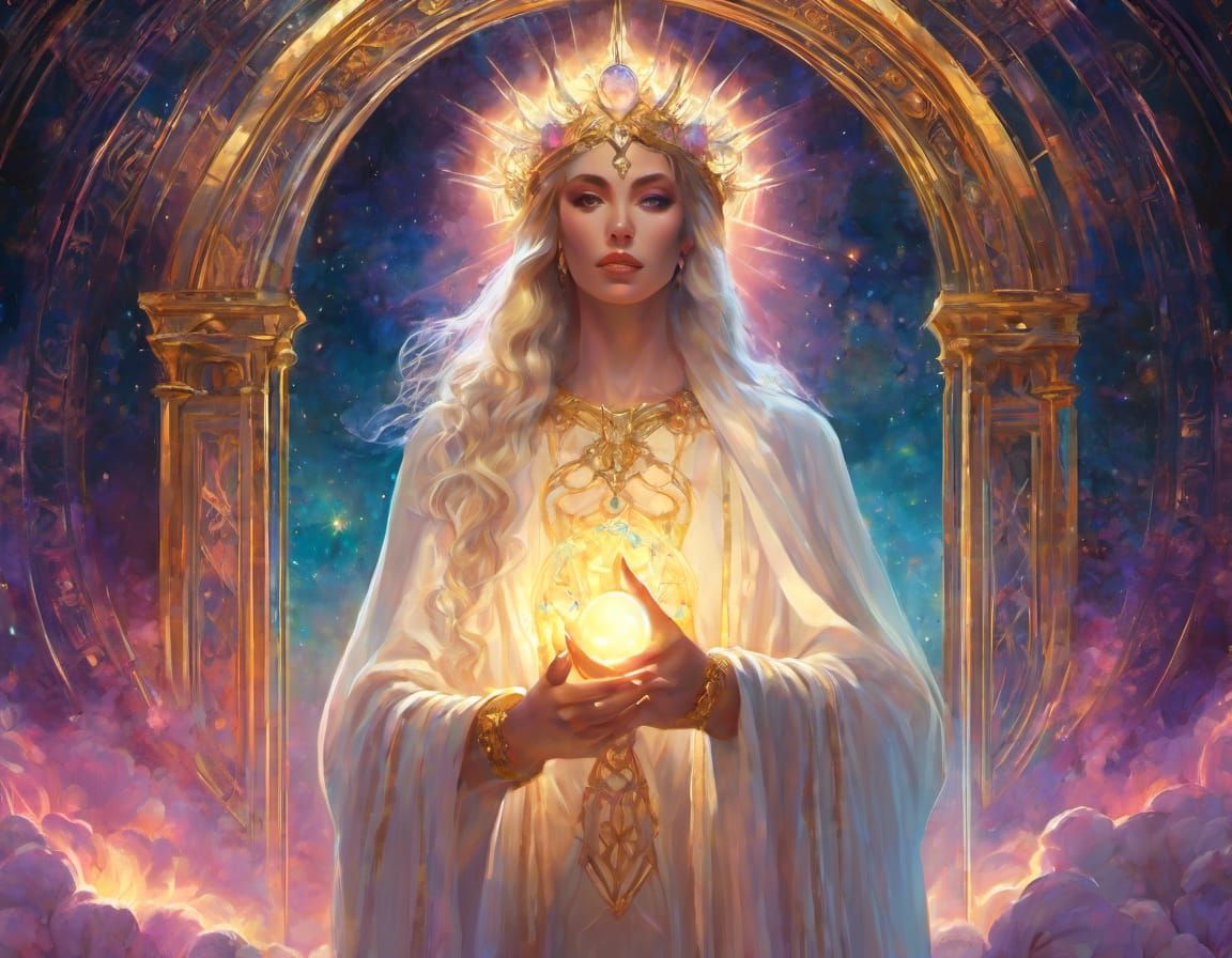 <lora:Dream Ethereal v2:0.8> digital illustration "God will bring evil to its knees and shine a light on it"