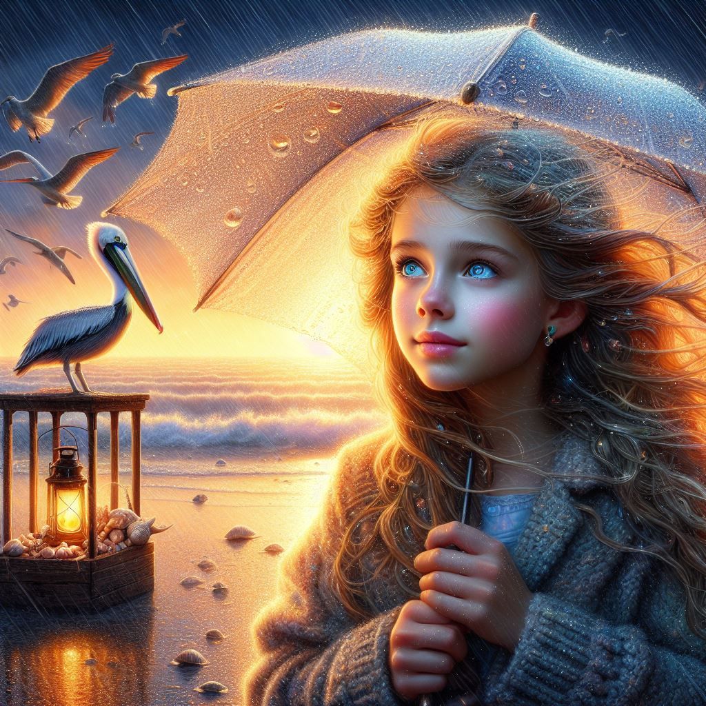 A Rainy Day at the Beach