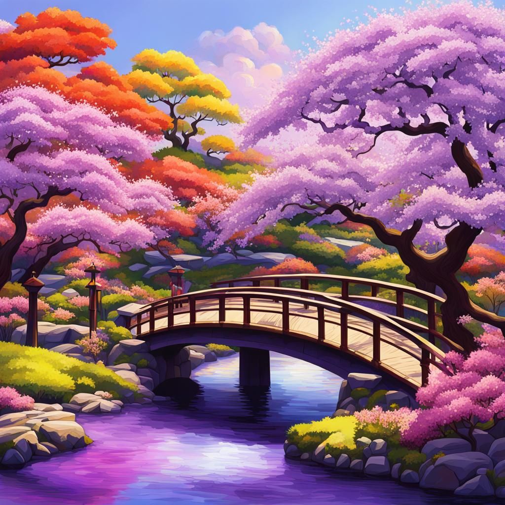 Japanese botanical garden