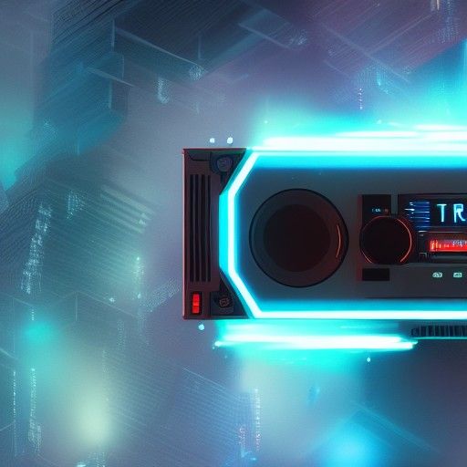 Boombox ghetto blaster Tron Legacy