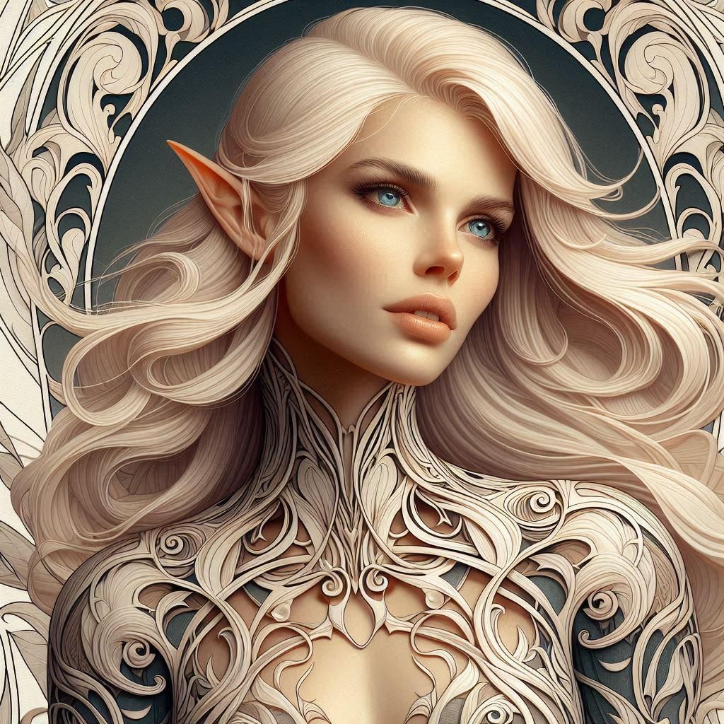 Nouveau Inspired Elf