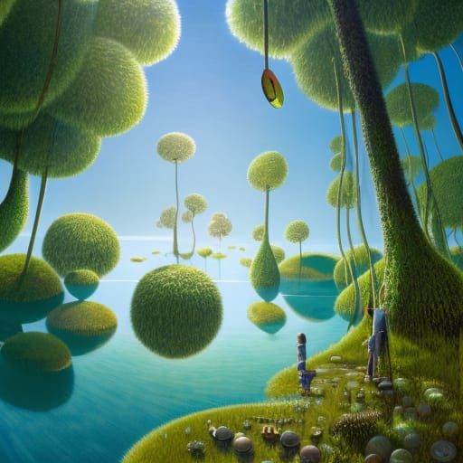 gediminas pranckevicius fish eye view of detailed portrait o...