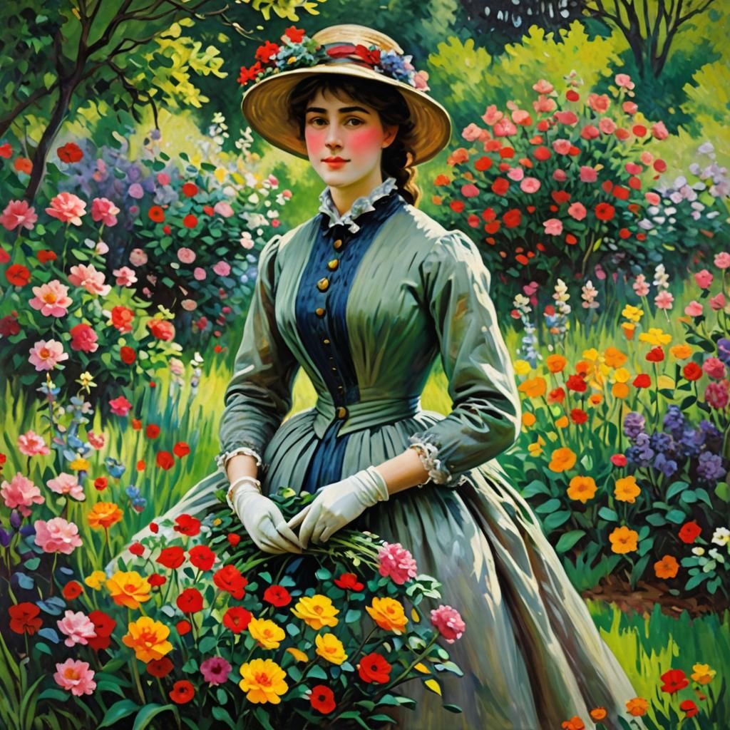 "Sunny tranquility: A wonderful gift for an art lover"