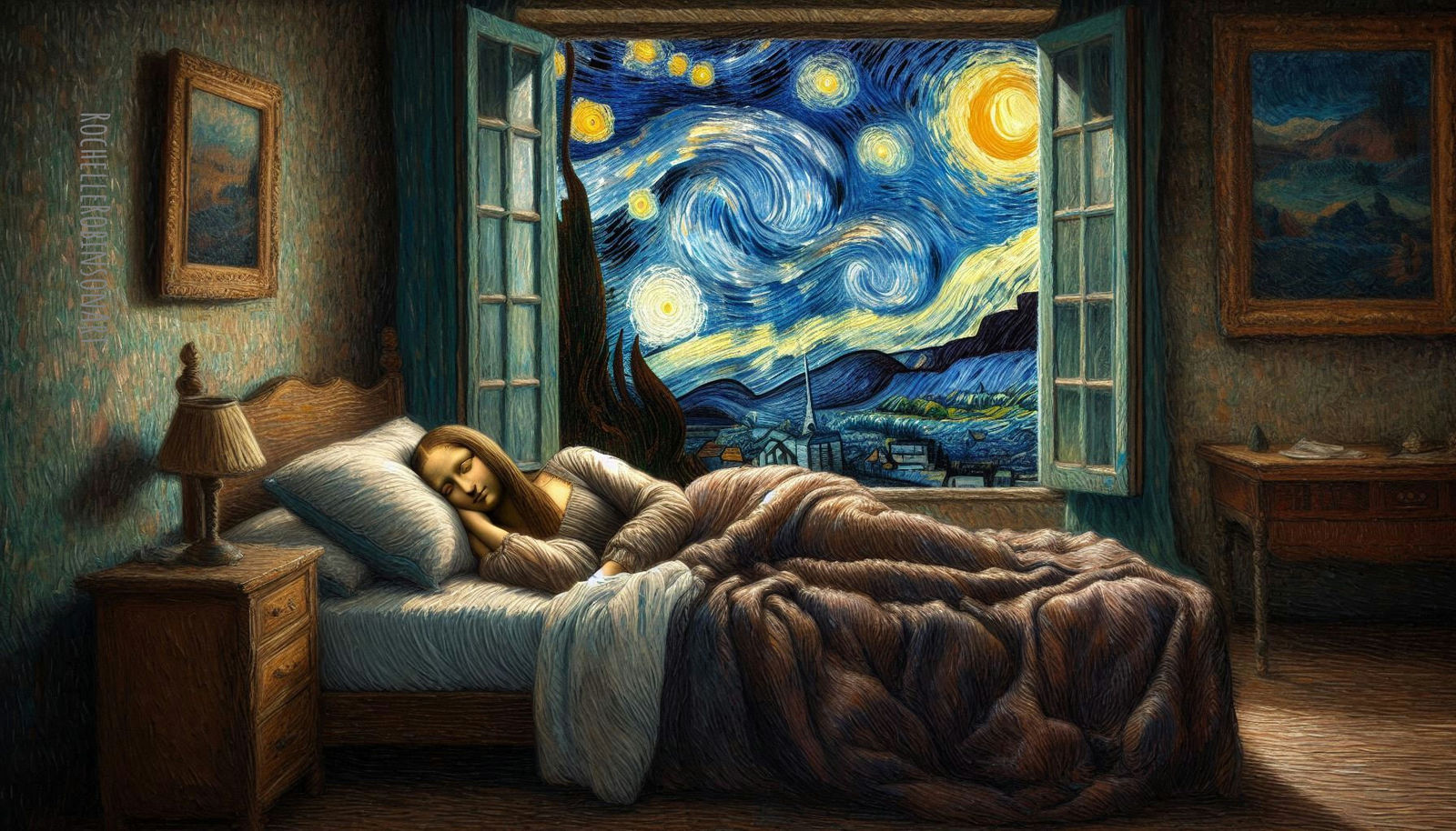 Mona Lisa 2025 - Sleeping Under A Starry Night