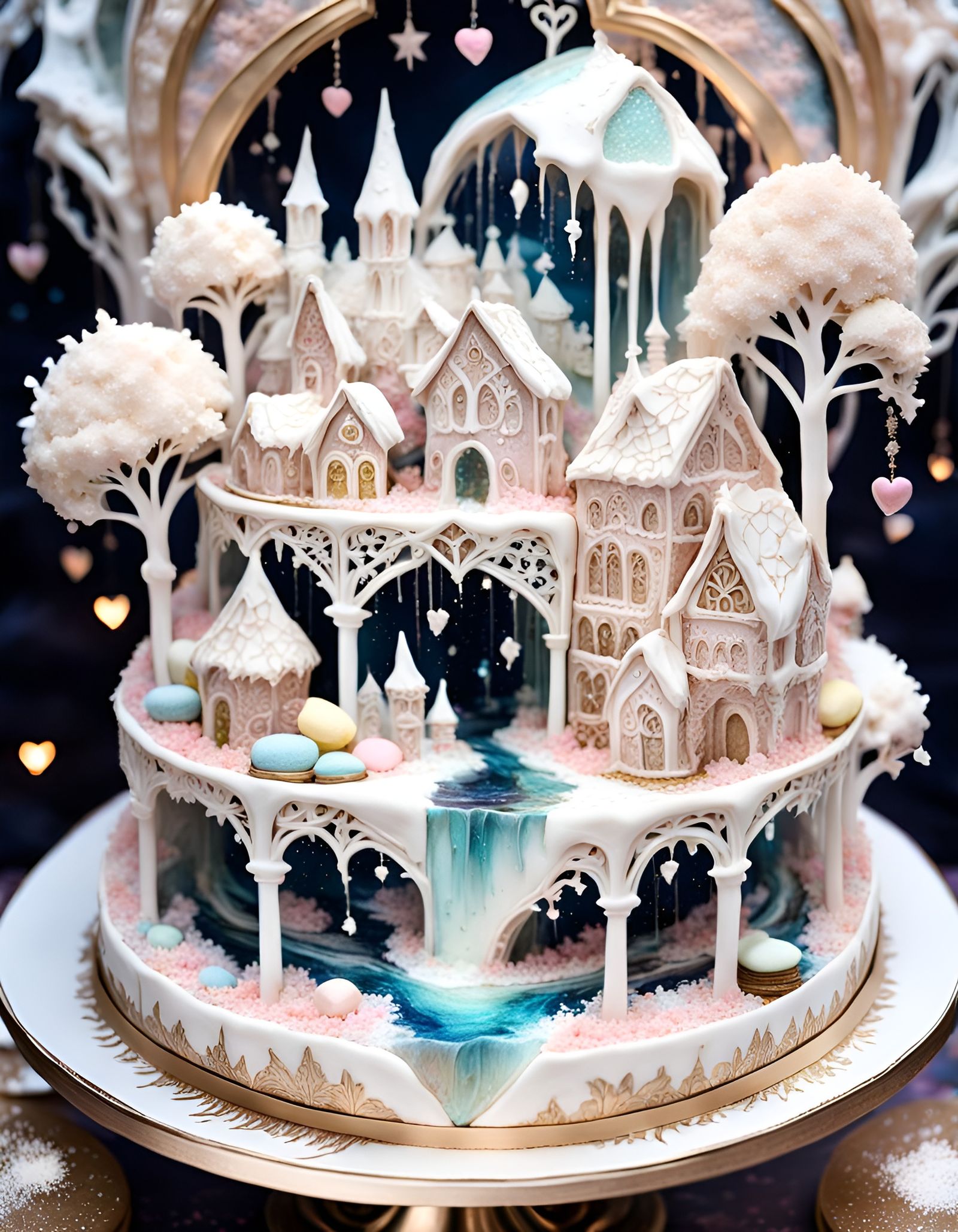 Sugar rush cake village  by @StarlaBlaise