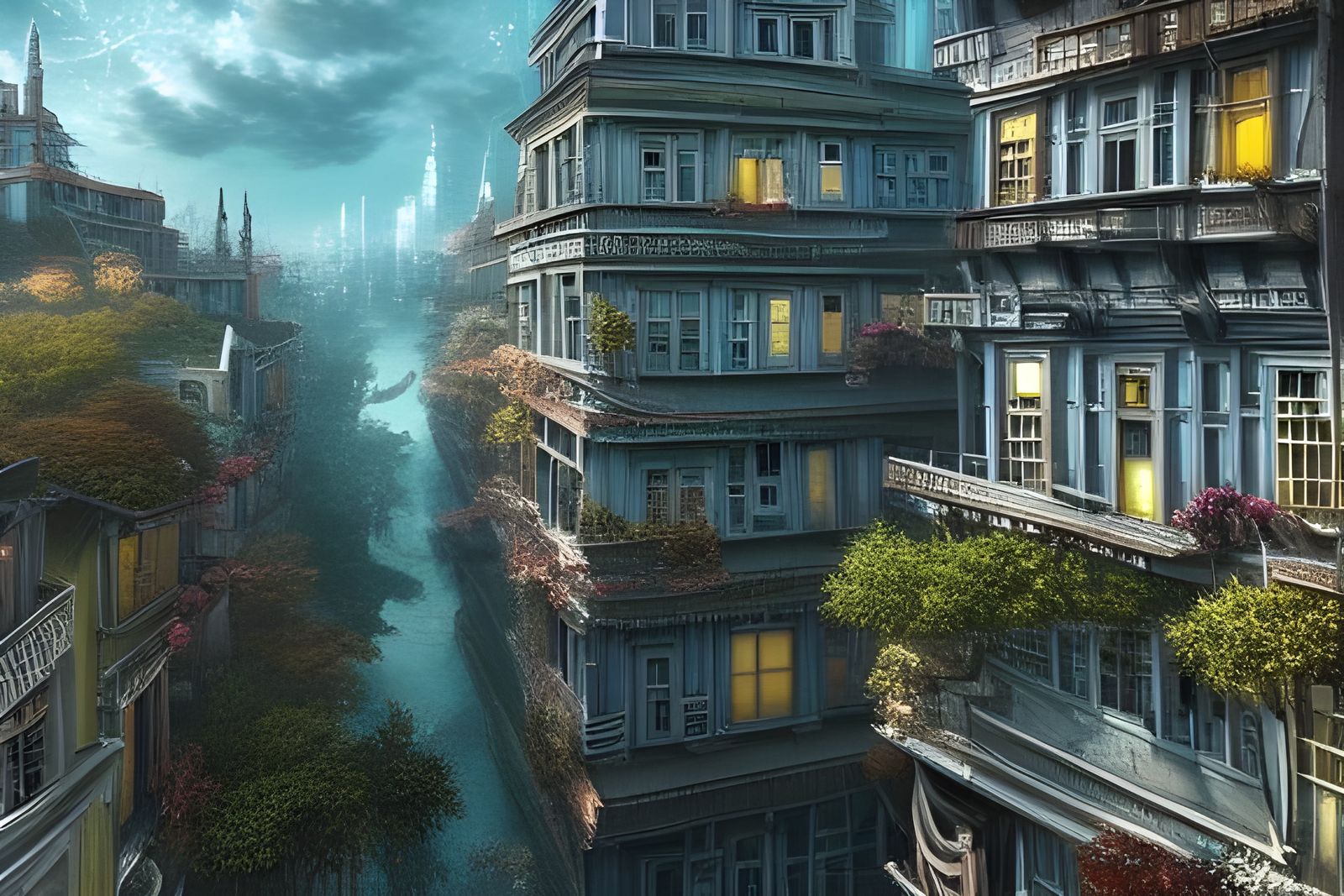 Dense apartments