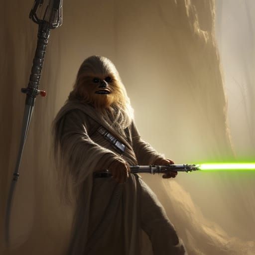 Wookie lightsaber best sale