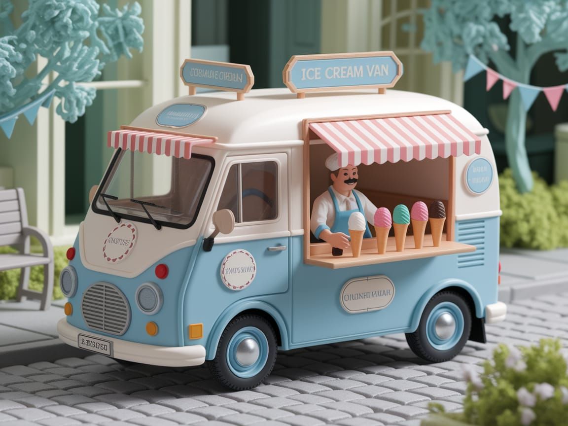 Anyone for Ice Cream   by @Le Lapin