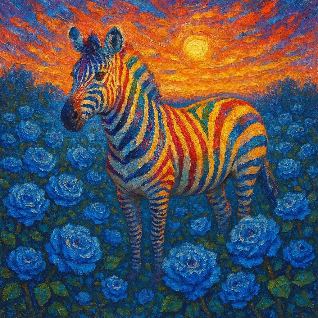 Rainbow zebra