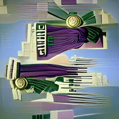 Suffragette City art deco