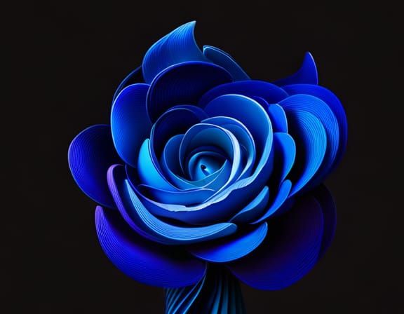 Blue flower