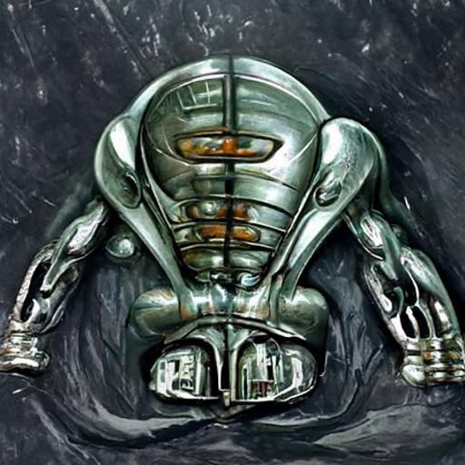 Shiny Registeel - H.R. Giger Styled