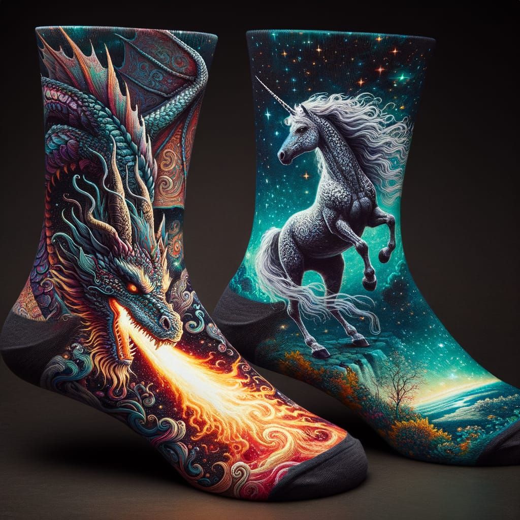 Fantasy Sock Designs  by @Eve
