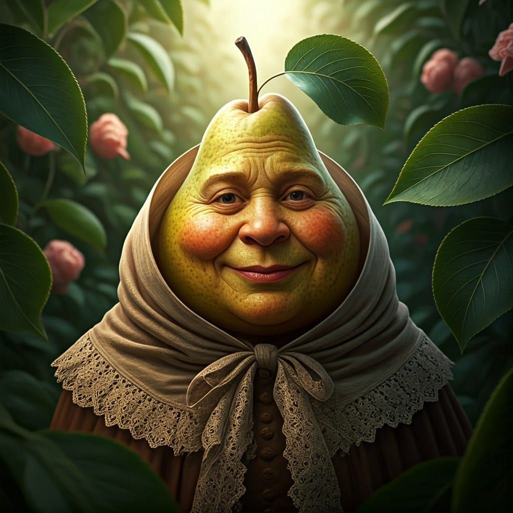 Mother Pear, the keeper of the garden  by @Galina Bolshakova