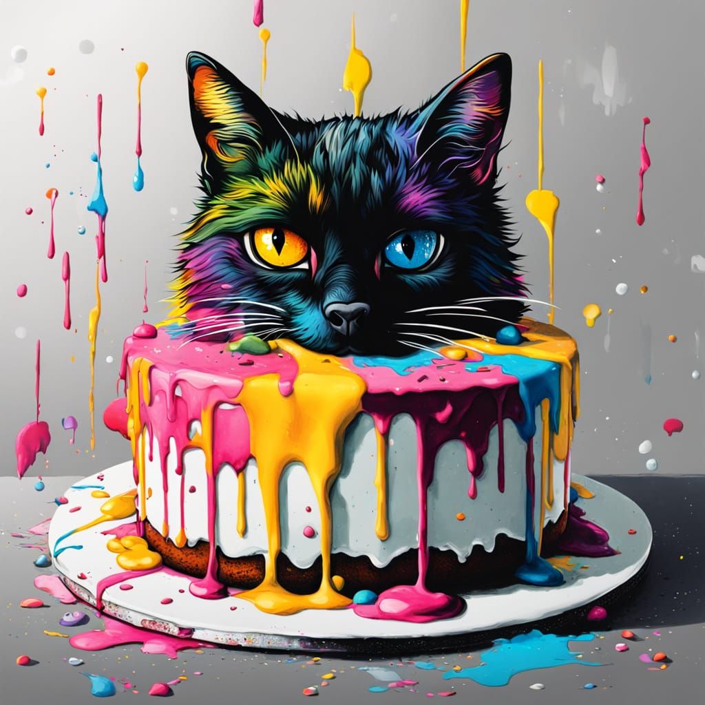 🐈‍⬛  and cake