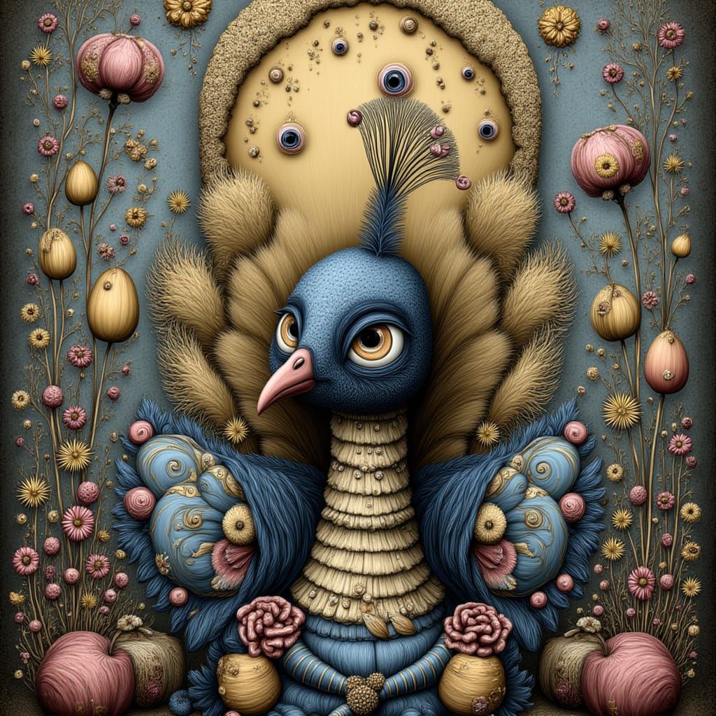 <lora:DIGI-DOLLYING AROUND:1.0> peacock