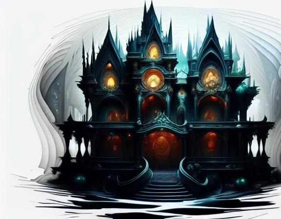 Masterpiece of Creatively Weird Architecture optical illusions intensely Strange furnishings Fractal Patterns Decorations Interior of  Spraw...