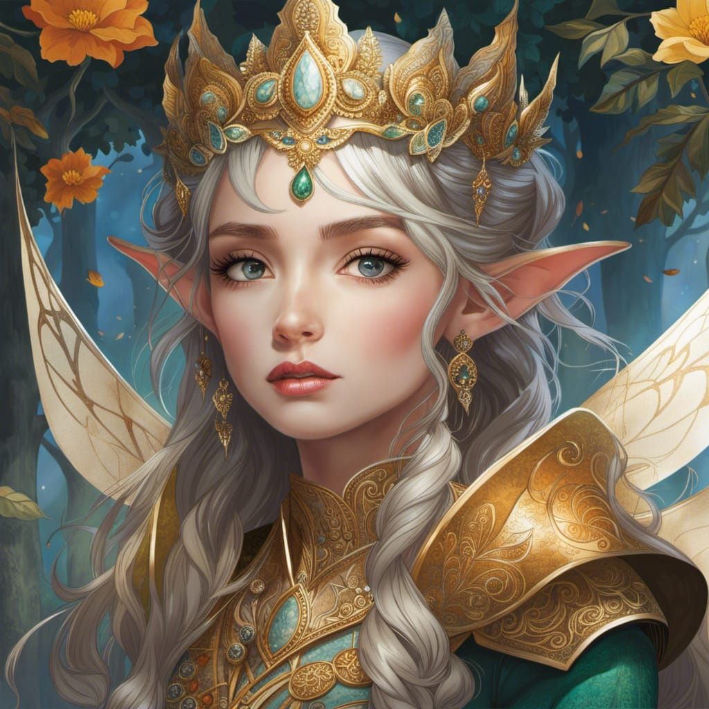 Elf Queen - AI Generated Artwork - NightCafe Creator