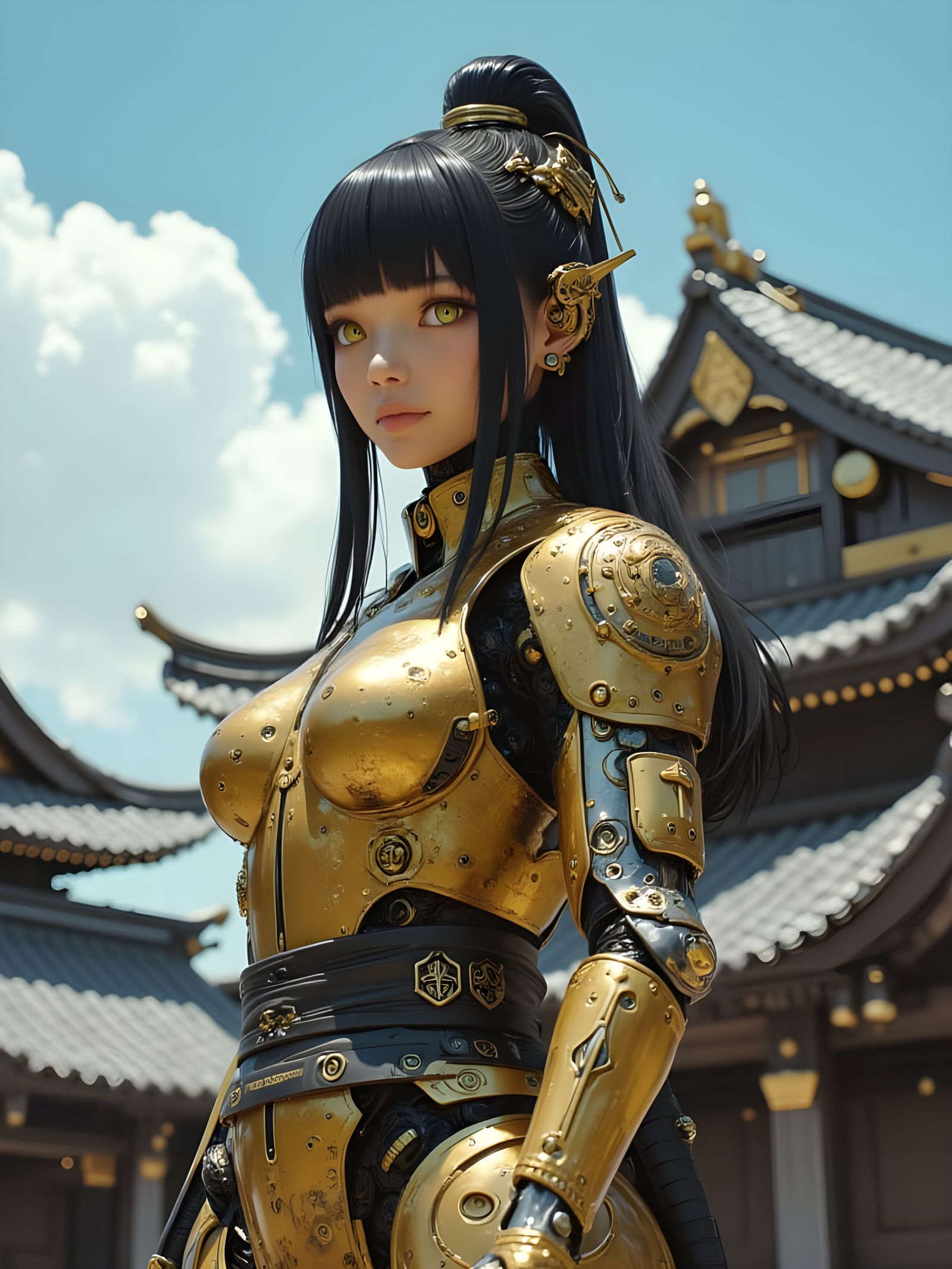 Gold Star Otomo Shogunate Samurai Azami