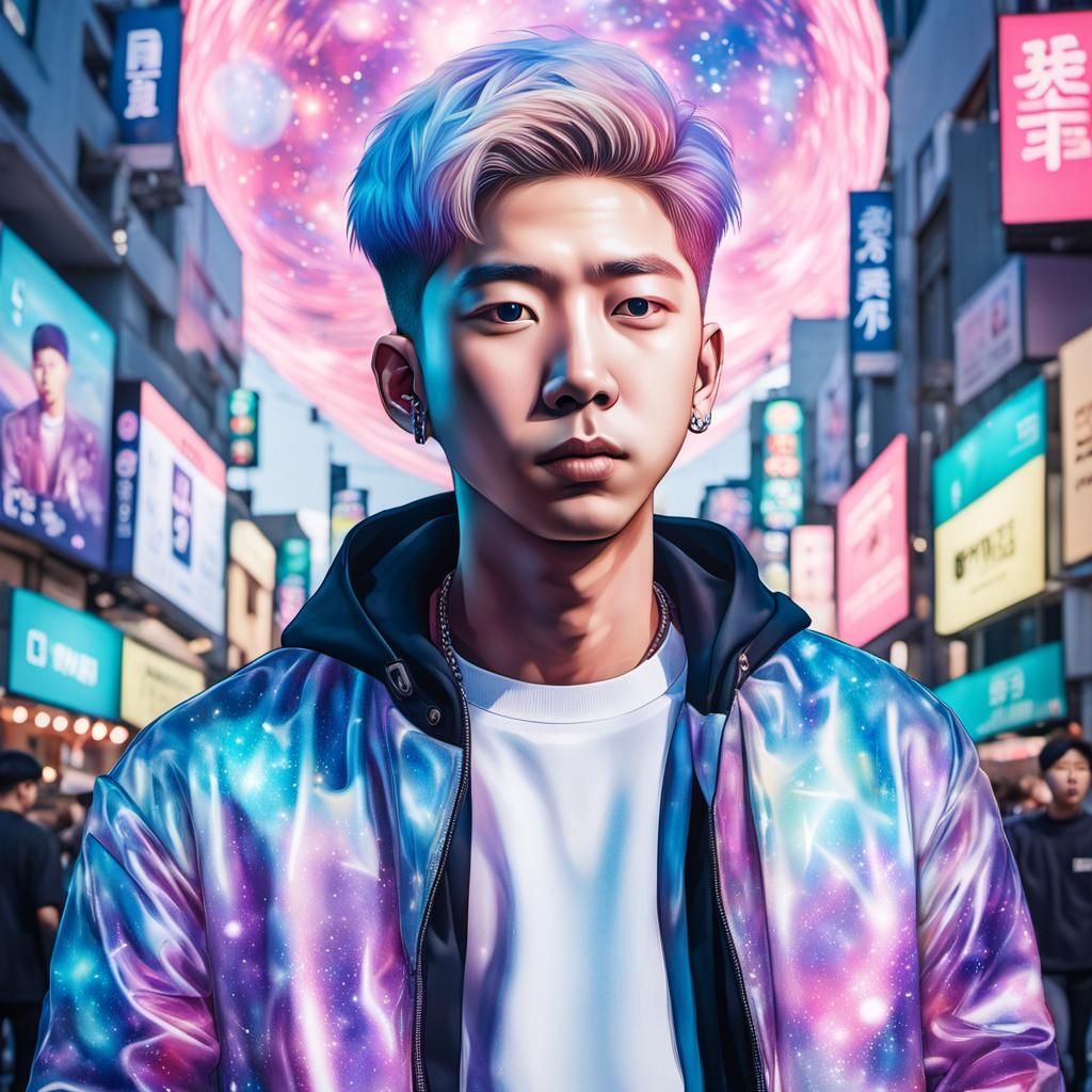 Rap Monster from BTS - AI Generated Artwork - NightCafe Creator