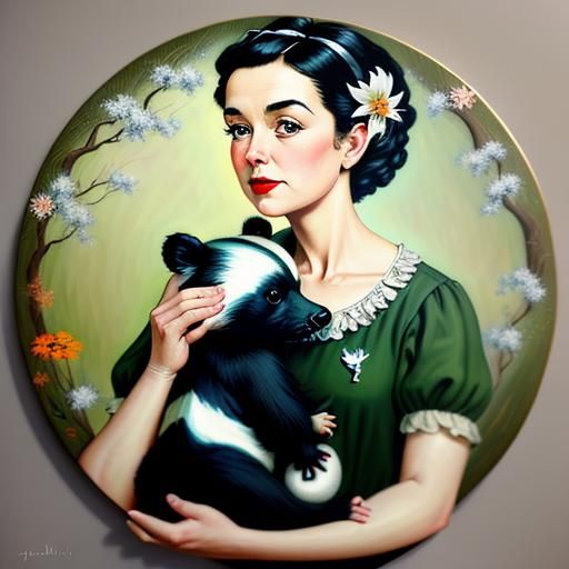 Pet skunk