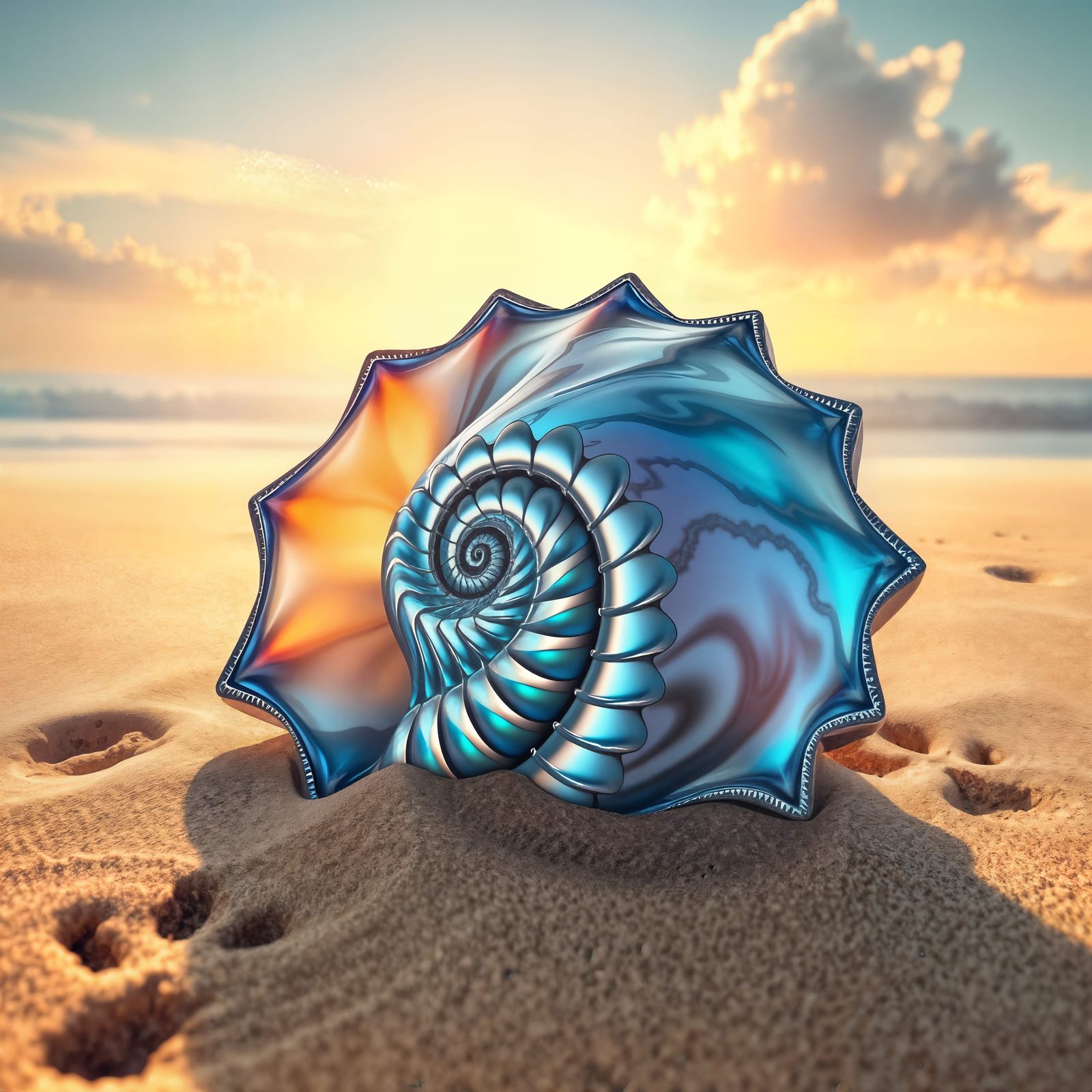 A fractal shell will never tell.  by @Mormookiee
