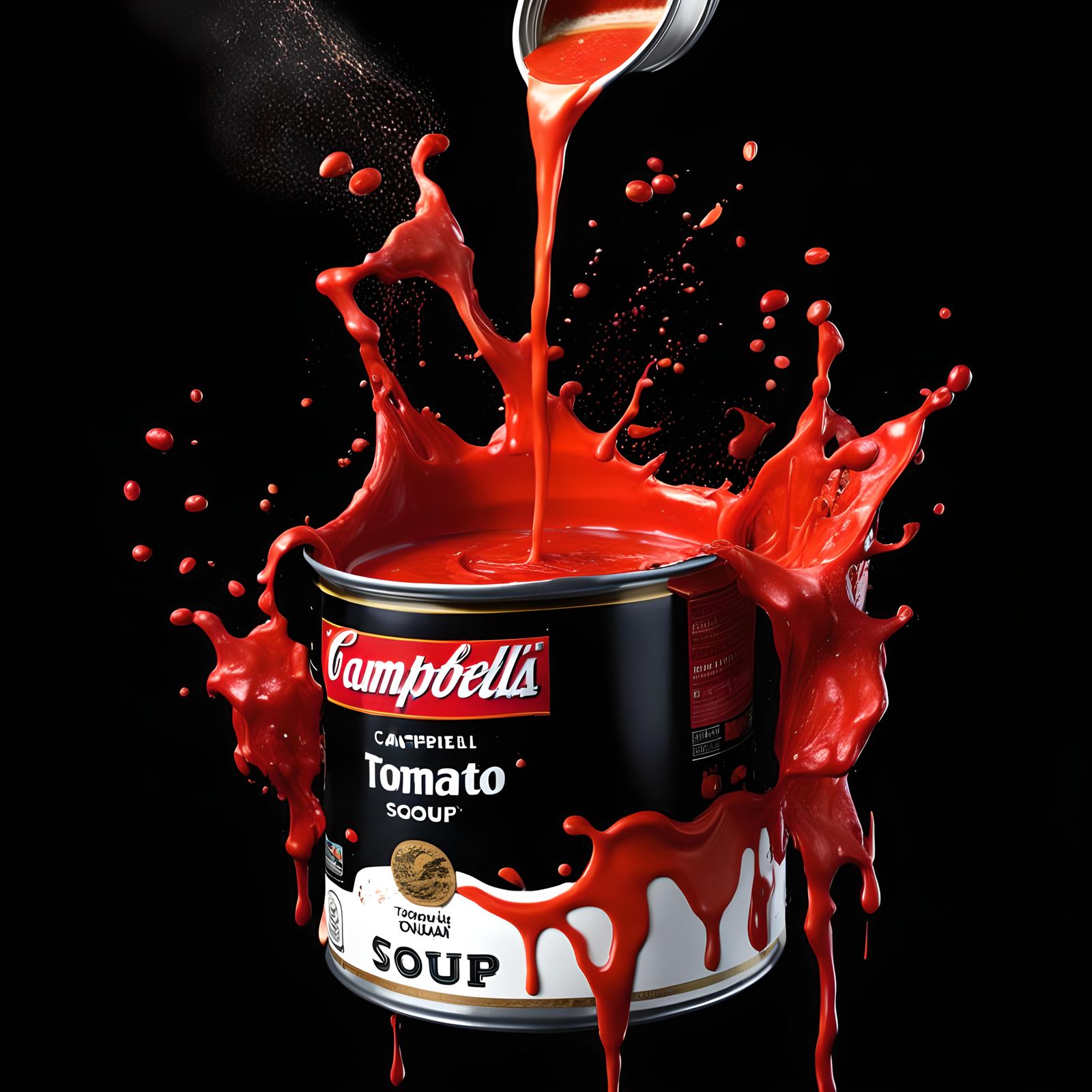 Oops Splash Of Campbell's Tomato Soup.