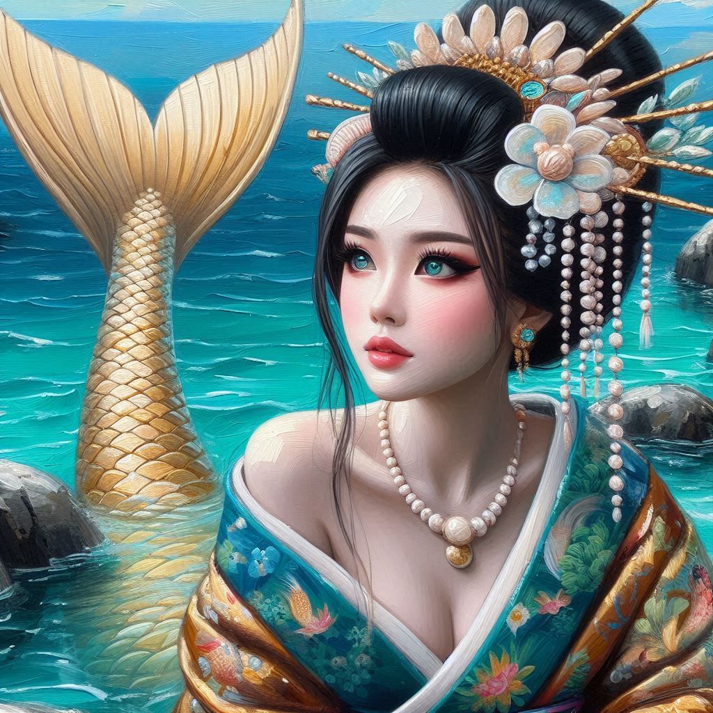Pearl the Geisha Mermaid