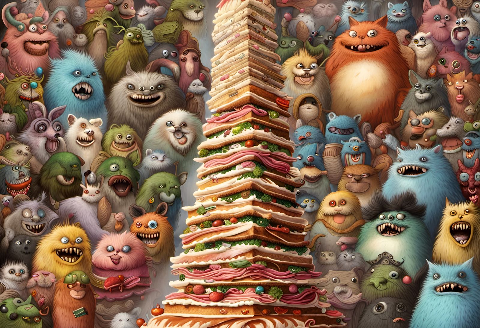 Thats how I feel when i cook and the family is only waiting you get finished....  by @Artificial Intelligence Artist