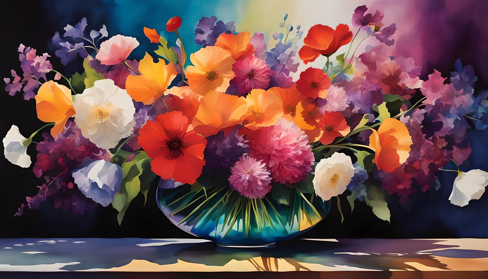 An Arrangement of Summer Flowers