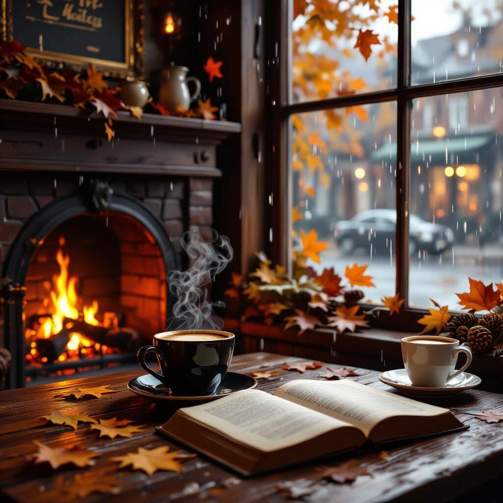 Fall Coffee Shop