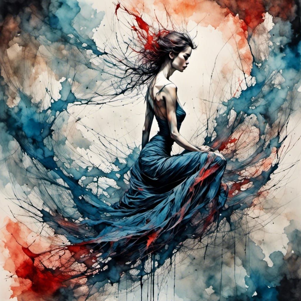 Red and blue  by @Bagieta
