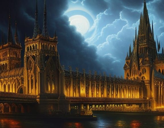 Spectacular Gothic Cathedral of Eldritch Horror