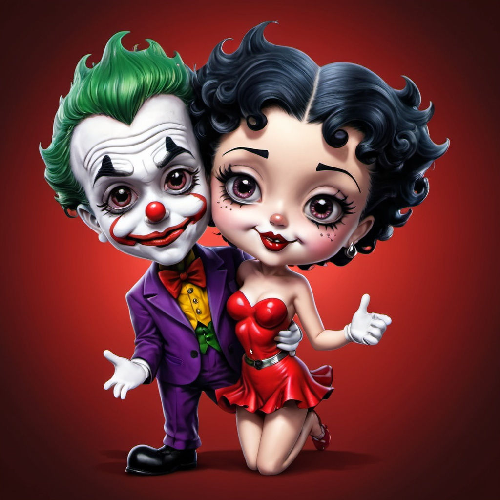 Betty Boop and Joker