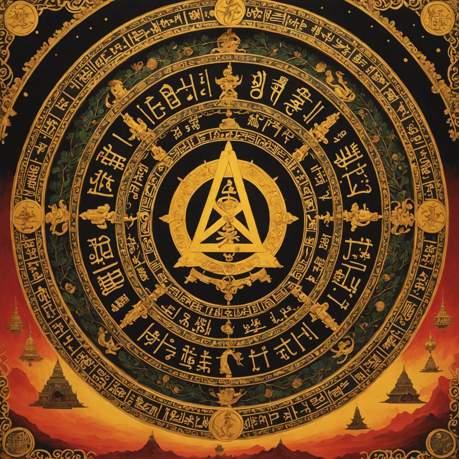 Epic Cinematic Scene in Detailed Matte Painting Style