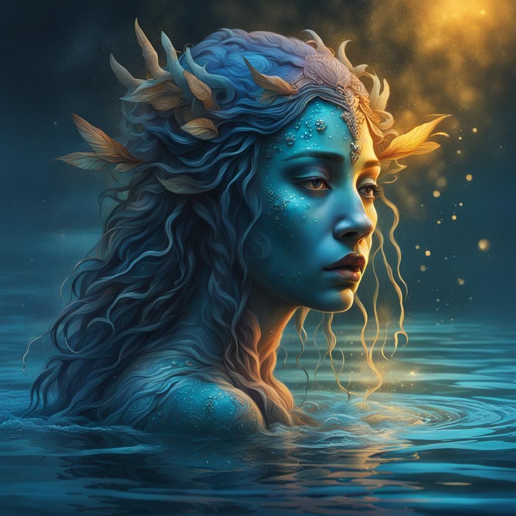 Water nymph - AI Generated Artwork - NightCafe Creator