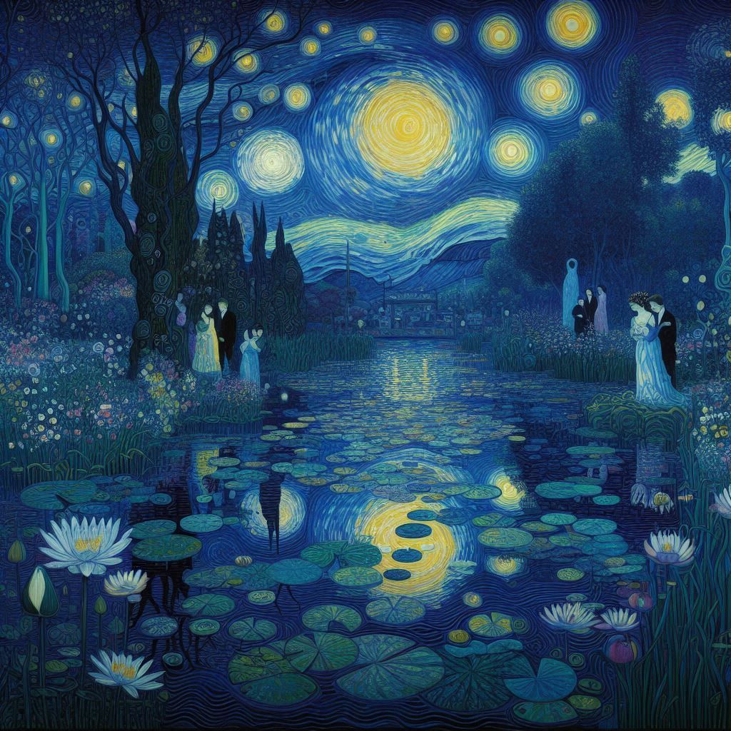 Mitternacht am Seerosenteich