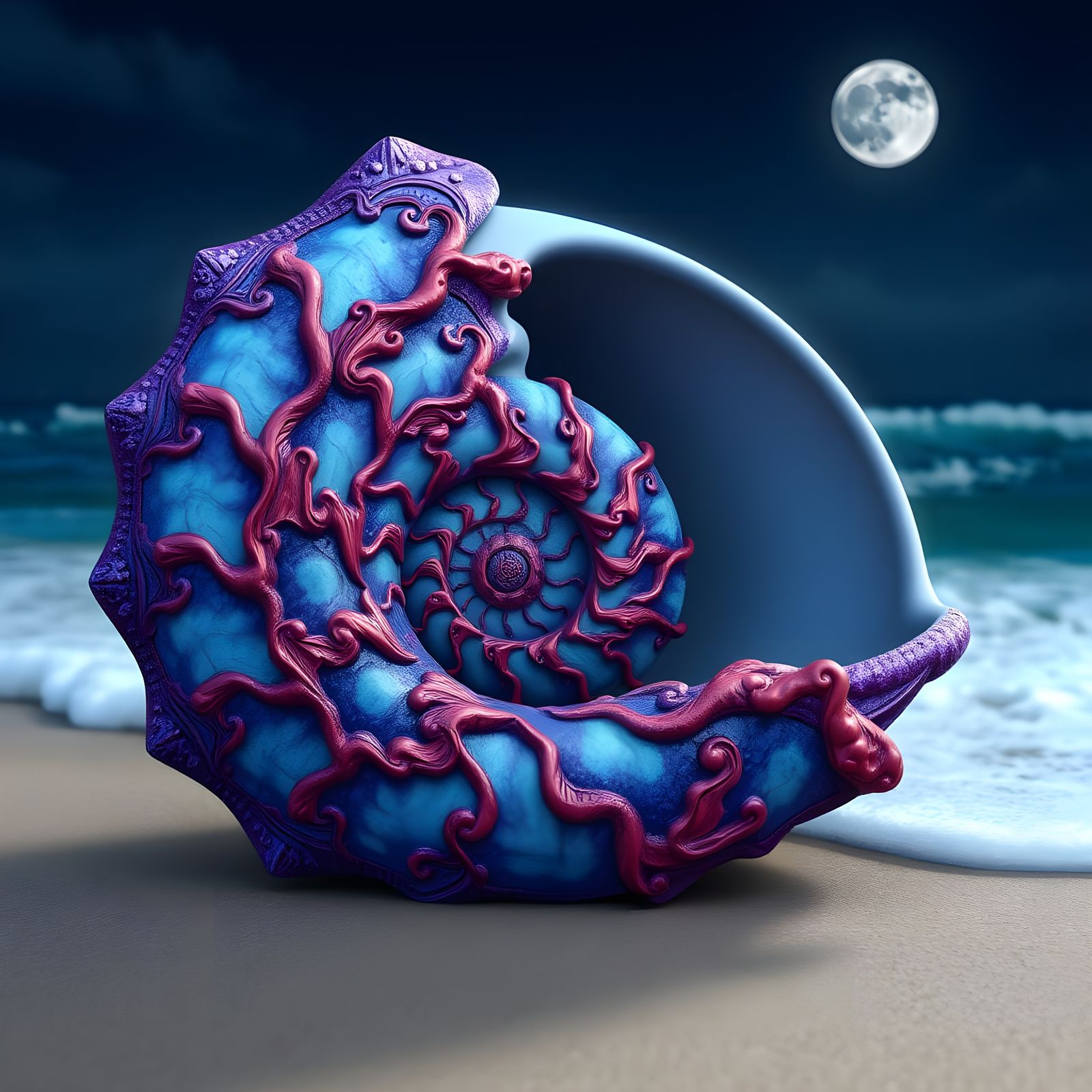 Fibonacci Shell  by @StonerMechPilot