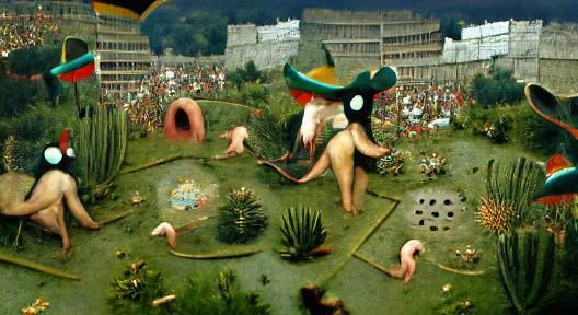 The Garden of aztec Delights