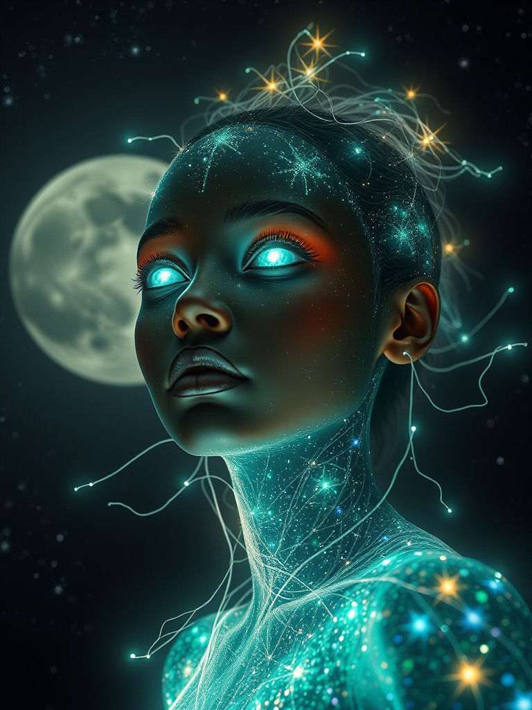 Biri, Goddess of the Night  by @Zepp